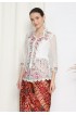 Lyne Halim Blouse Brukat Bordir Broken White, 3223